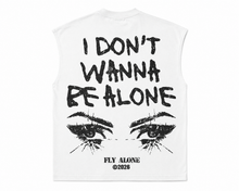 Load image into Gallery viewer, FLY ALONE SLEEVELESS (WHITE)
