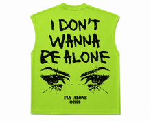 Load image into Gallery viewer, FLY ALONE SLEEVELESS (GREEN)
