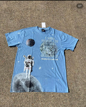 Load image into Gallery viewer, &quot;  I WILL NEVER FIT IN &quot; baby blue tee
